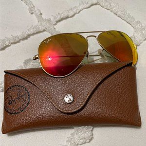 Ray-Ban Aviator Flash Lenses Orange